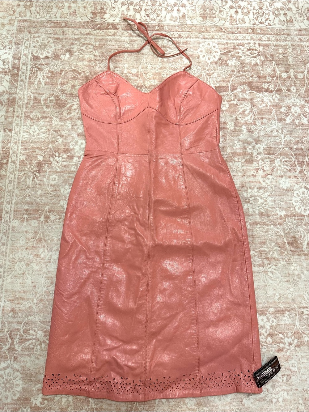 Vintage 🪷 Real Leather Y2K FUBU Dress - RARE - Picture 5 of 16
